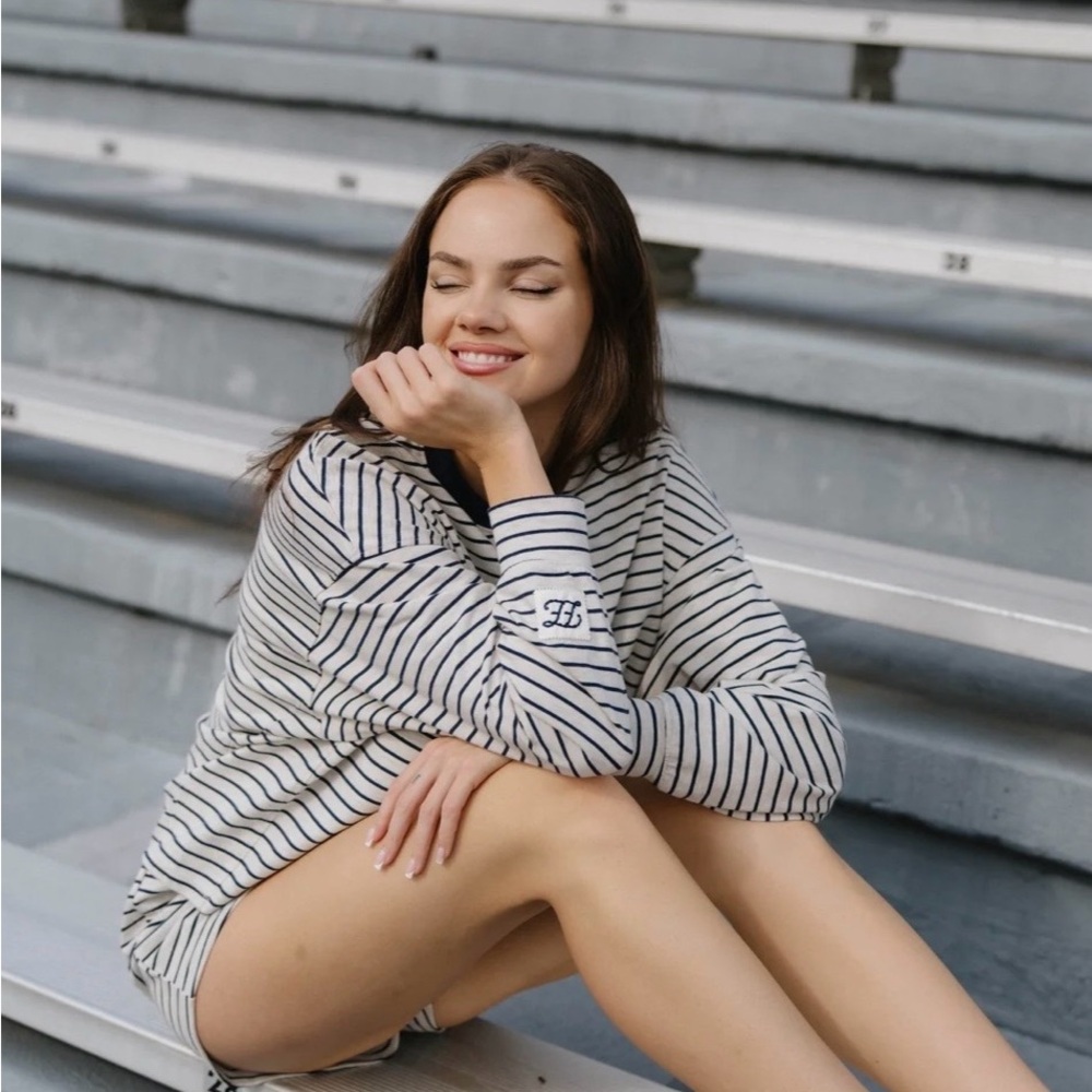 Eleven eleven Striped Women's Long Sleeve Tee